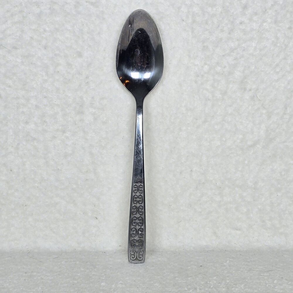 Vintage International Silver Serenata Large Spoon 7" Discontinued Design